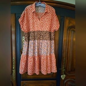 Umgee Short Sleeve Summer Dress
